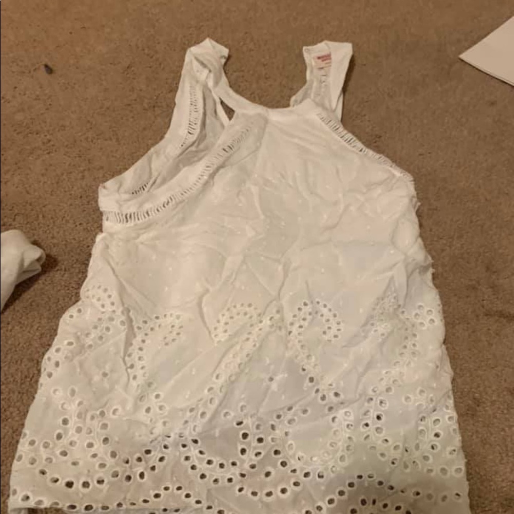 White Fashionable Tank Top